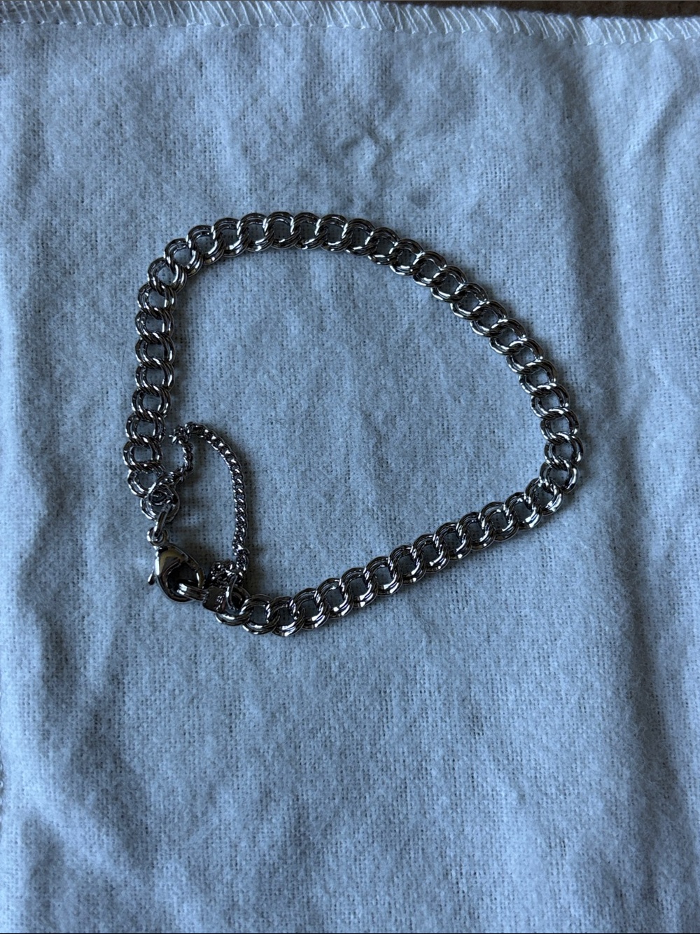 Classic Small Silver Chain Bracelet